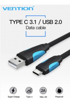Cáp USB 3.0 to Type-C dài 50cm Vention VAS-A37-W050